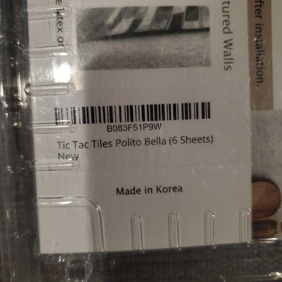 3 packs of Tic Tac Tiles_3D Peel and Stick Wall Tile_Polito Bella - Picture 8 of 16